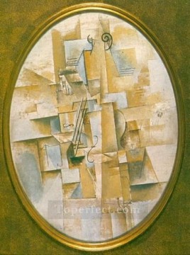  in - Pyramidal violin 1912 Pablo Picasso